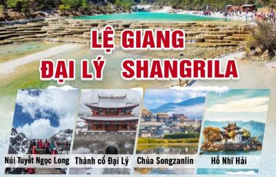 TOUR LỆ GIANG - ĐẠI LÝ - SHANGRILA ( 6 NGÀY 5 ĐÊM )